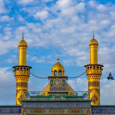 The shrine of Al-Abbas, the son of the Commander of the Faithful, in Karbala, Iraq