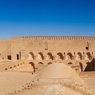 Roof View of Al-Ukhaidir Fortress near Karbala, Iraq